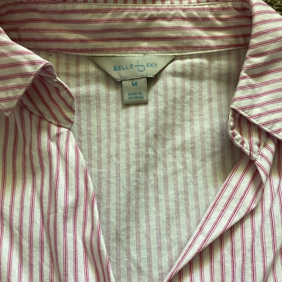 Pink Striped Women's Top - Picture 2 of 5